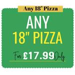 Any 18" Pizza